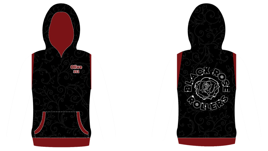Hoodies - Black Rose