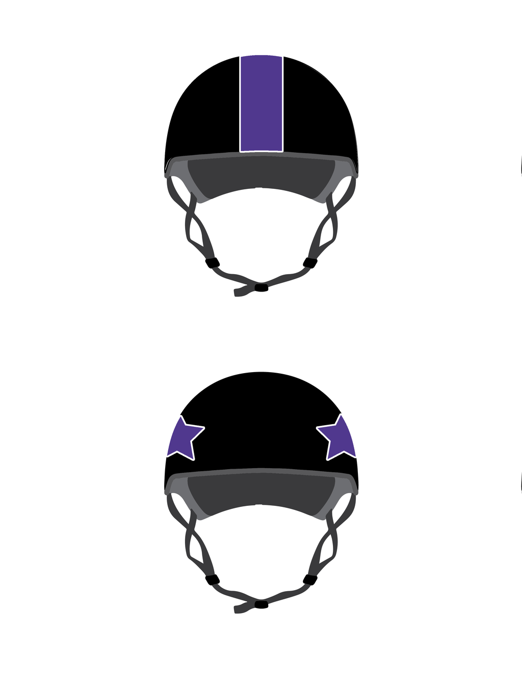 Tragic City Rollers Helmet Cover Set