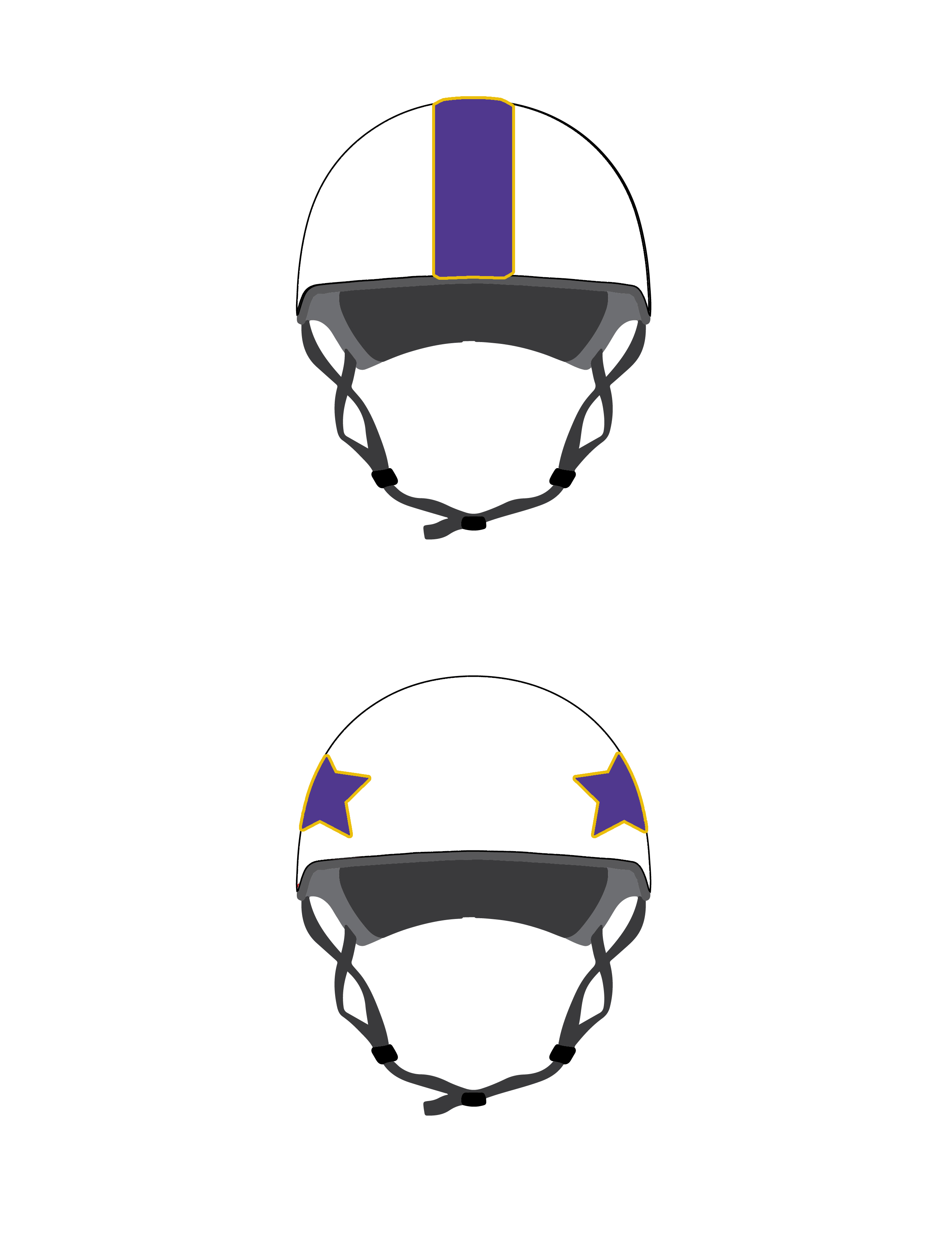 Tragic City Rollers Helmet Cover Set