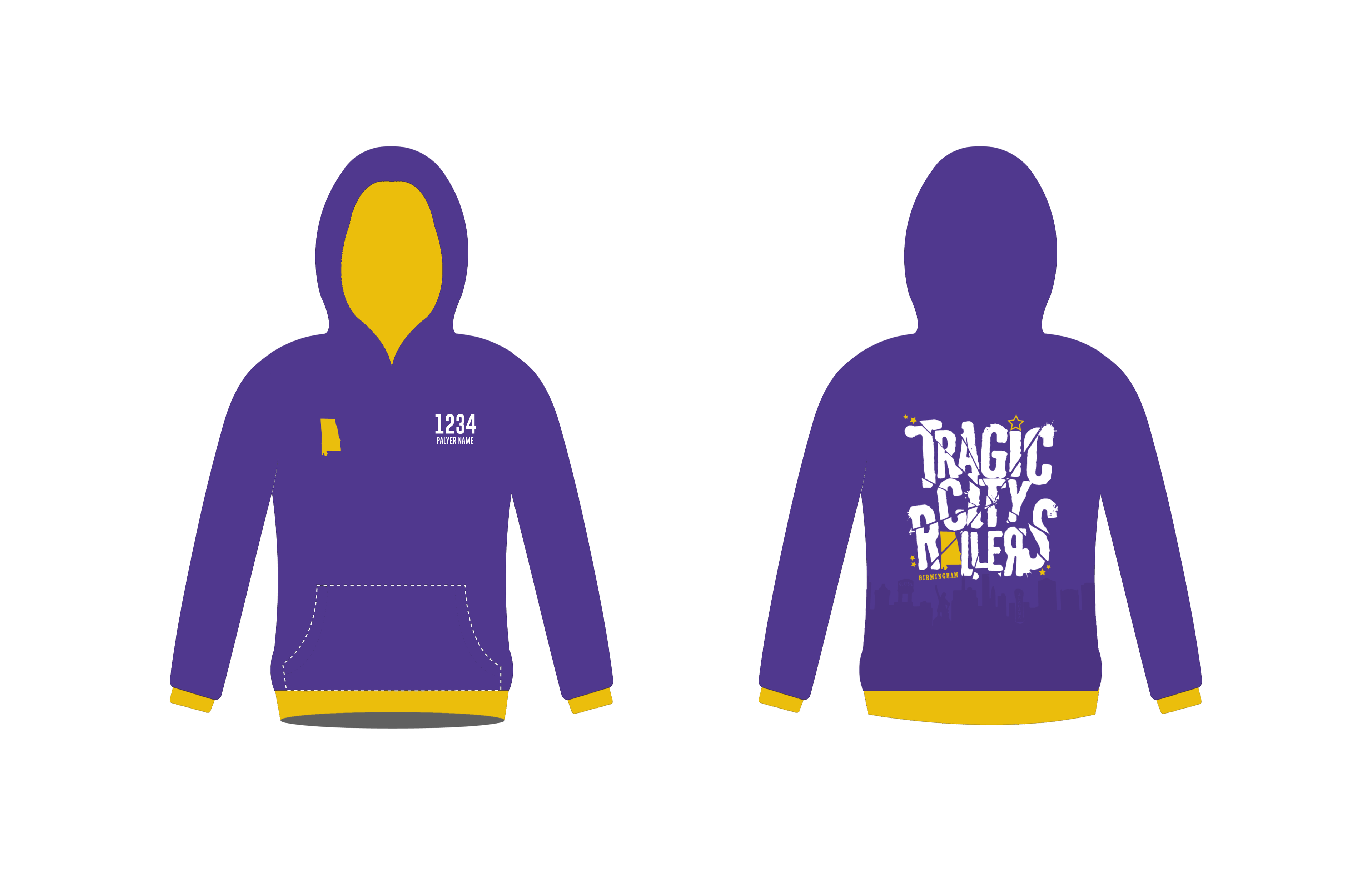 Hoodies - Tragic City Rollers