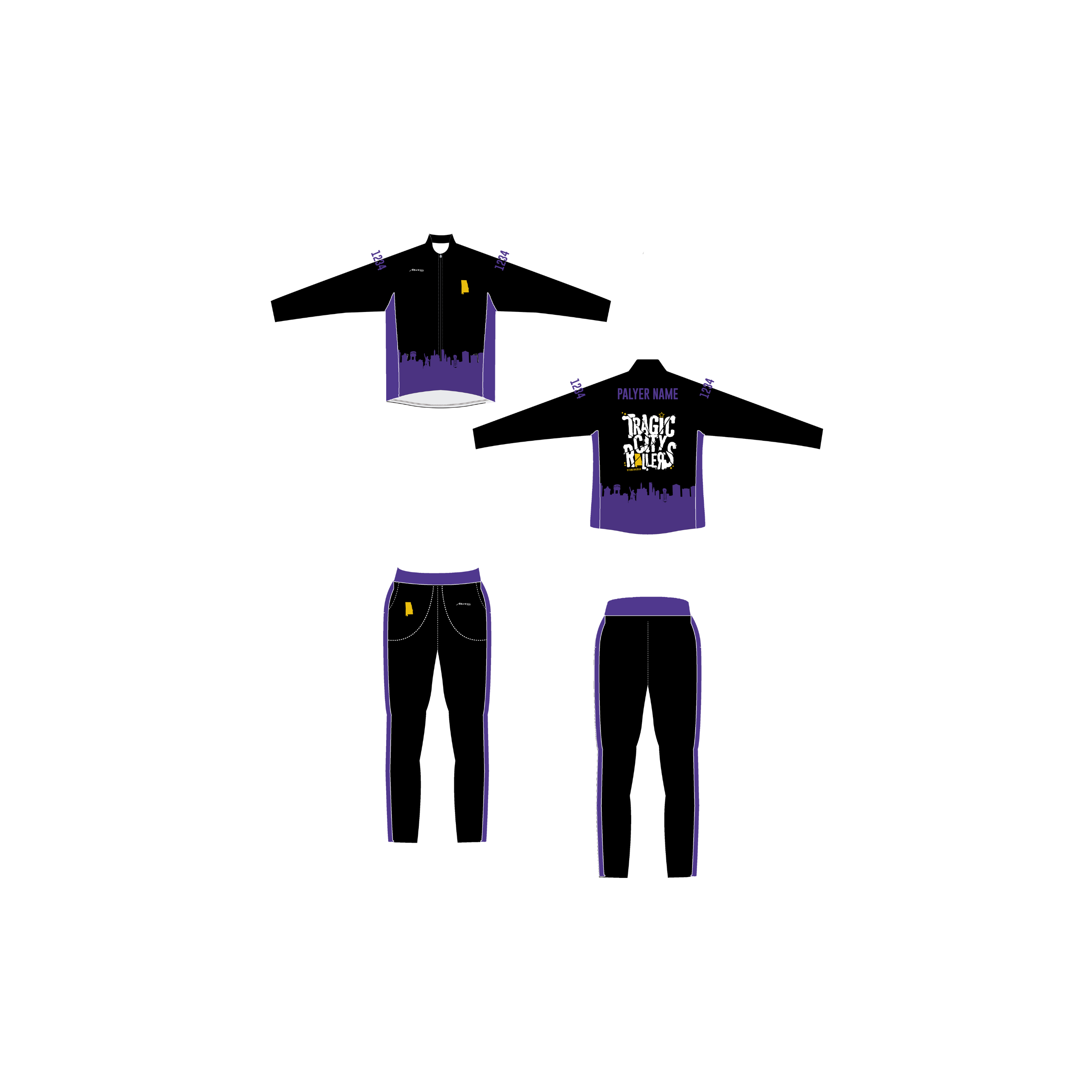 Track Suit - Tragic City Rollers