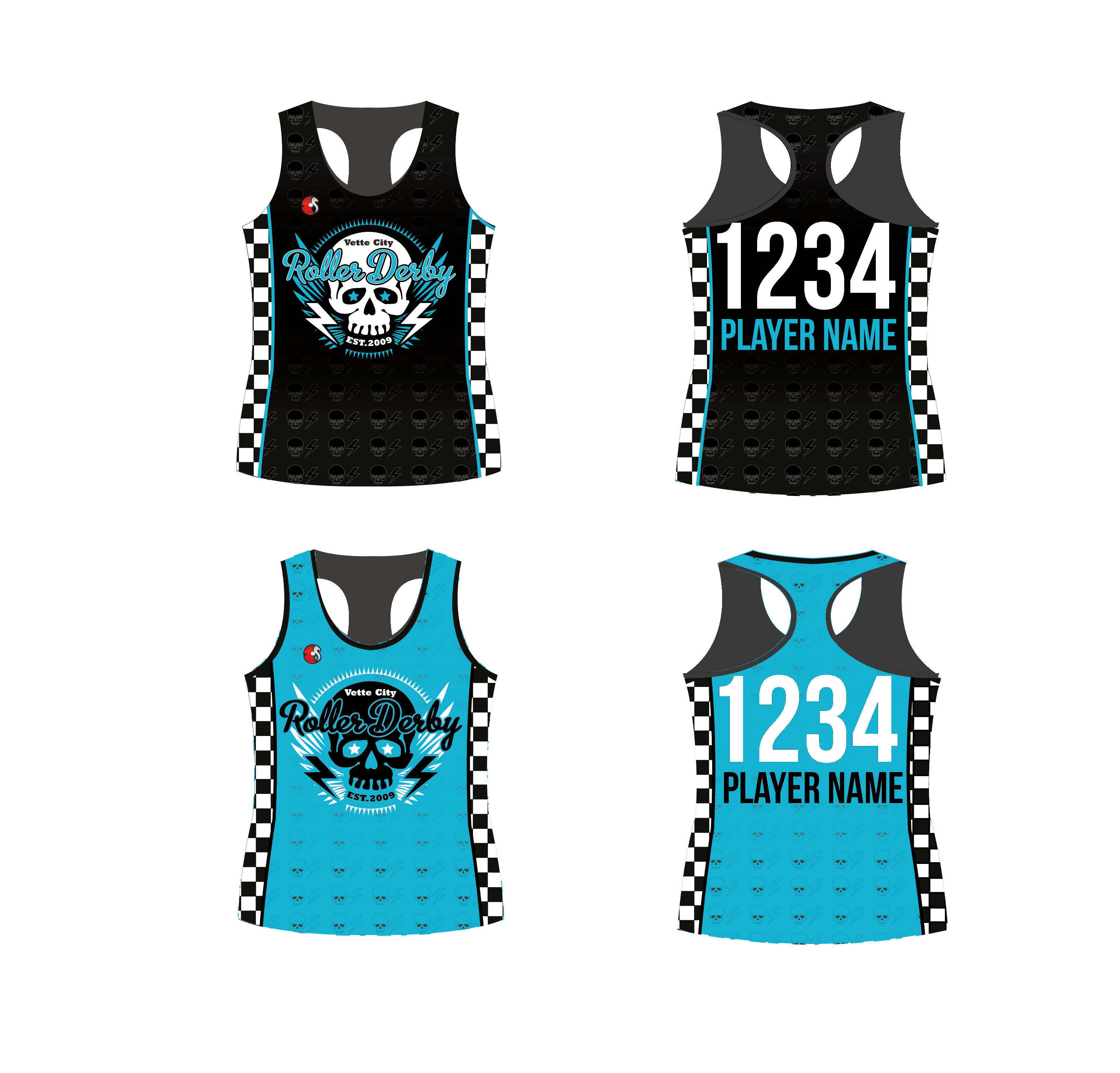 Vette City Racerback Jersey - Adults