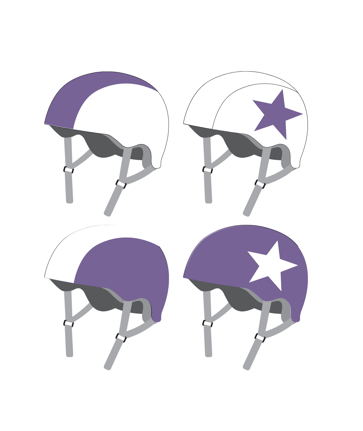 Crescent City Helmet Cover Set