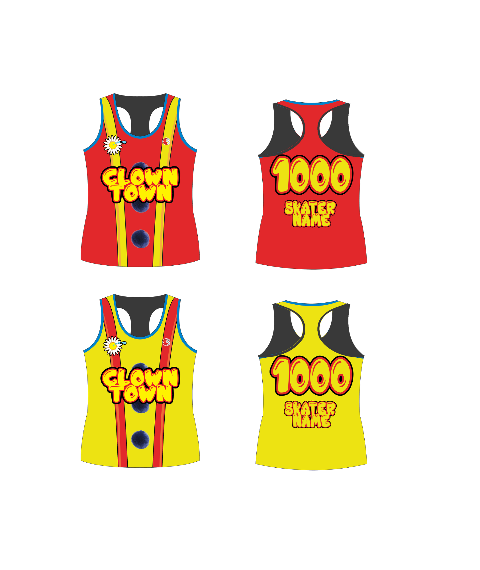 Clowntown - Racerback Jersey - Standard